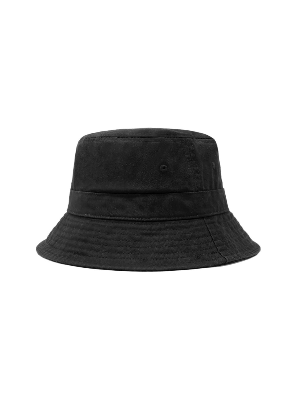 Hot Summer Bucket Hat Trendy Cotton Sun Cap for Beach Golf | Black | Size OS